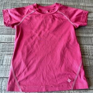 COLUMBIA Kids Shirt Sleeved Omni-Shade shirt Sun Protection size: 5 Pink